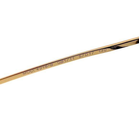 Versace Black and Gold Sunglasses - Picture 10 of 12